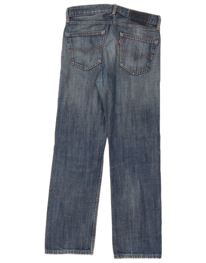 Jeans retos femininos Levi's W30 L30 algodão azul marinho