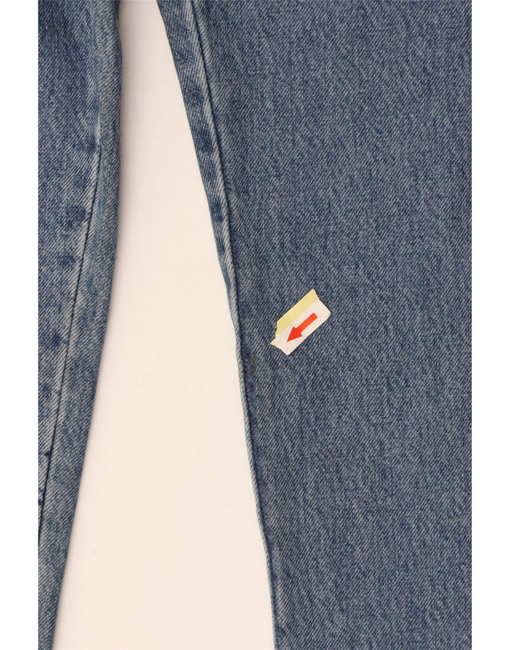 WRANGLER Masculino Alaska Straight Jeans W34 L27 Azul Algodão