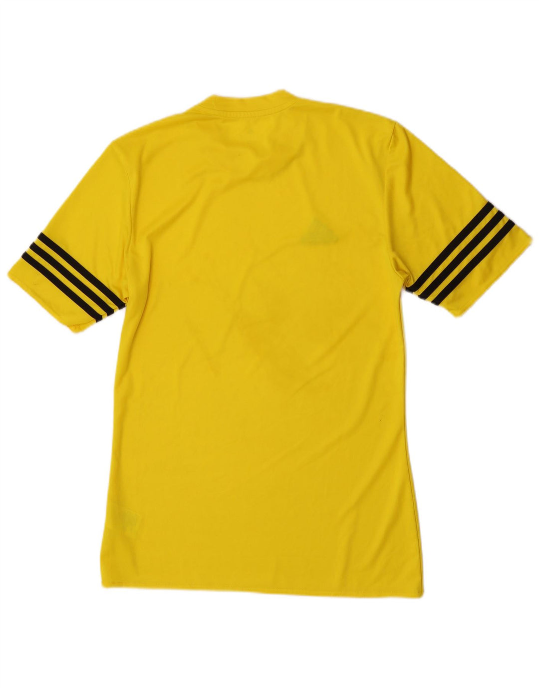Adidas Mens Climalite Camiseta Top Pequeno Poliéster Amarelo