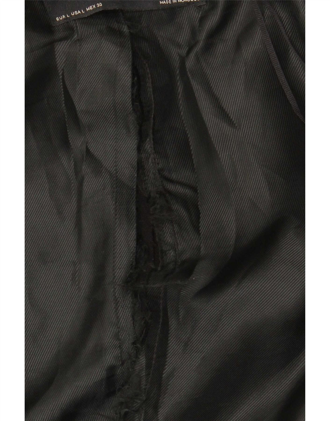 Zara Womens Longline Blazer Jacket UK 16 Grande Poliéster Preto