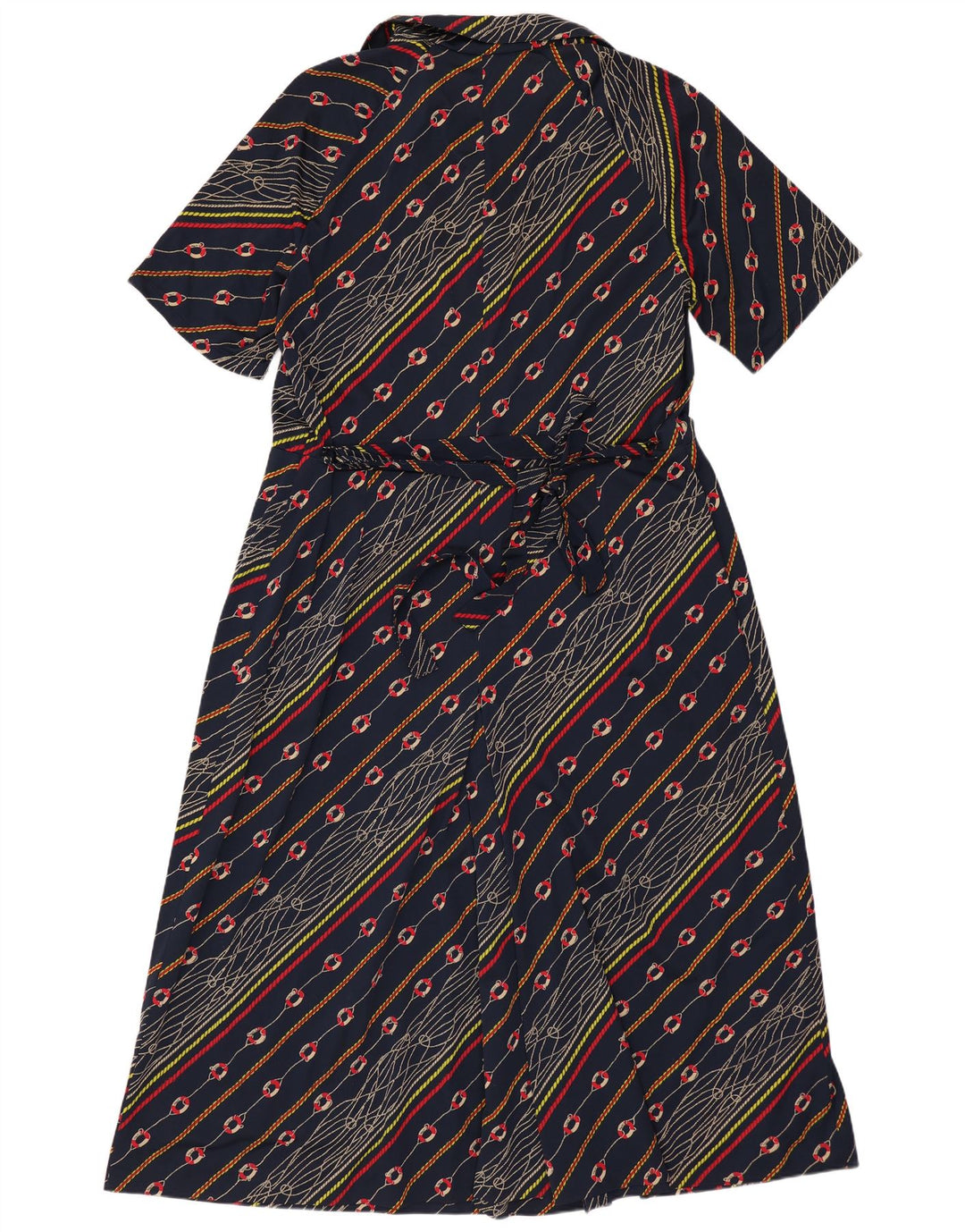 Vestido feminino Persona plus size evasê tamanho 27 XL azul marinho poliamida
