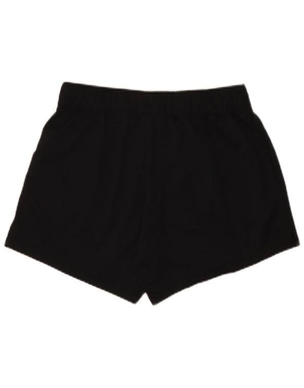 Shorts esportivos femininos Nike Dri Fit UK 16 grande poliéster preto