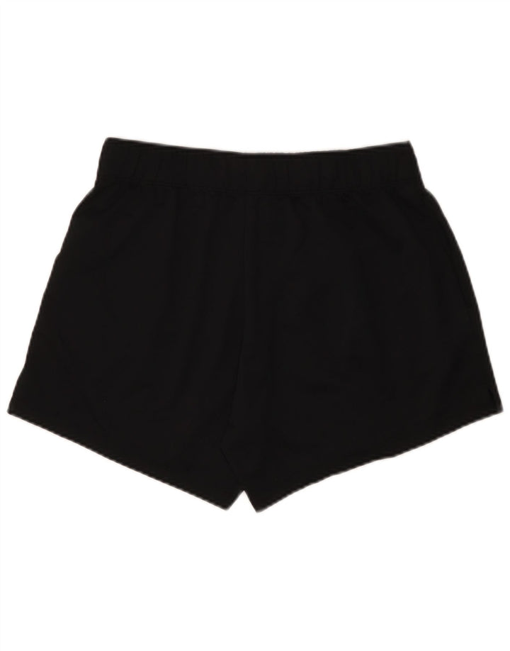 Shorts esportivos femininos Nike Dri Fit UK 16 grande poliéster preto