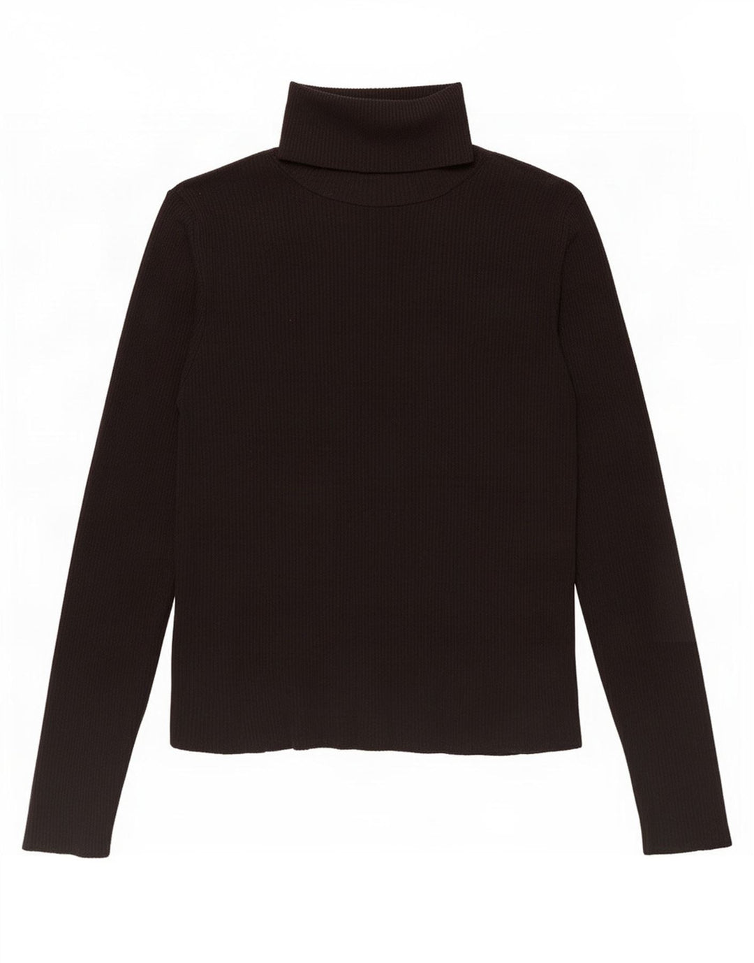 Top feminino Zara manga comprida UK 12 médio preto poliamida