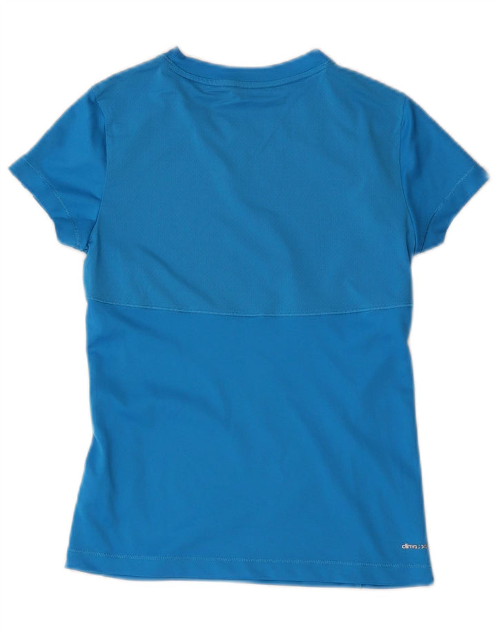 Camiseta Adidas Menino Climacool Top 11-12 Anos Azul Poliéster