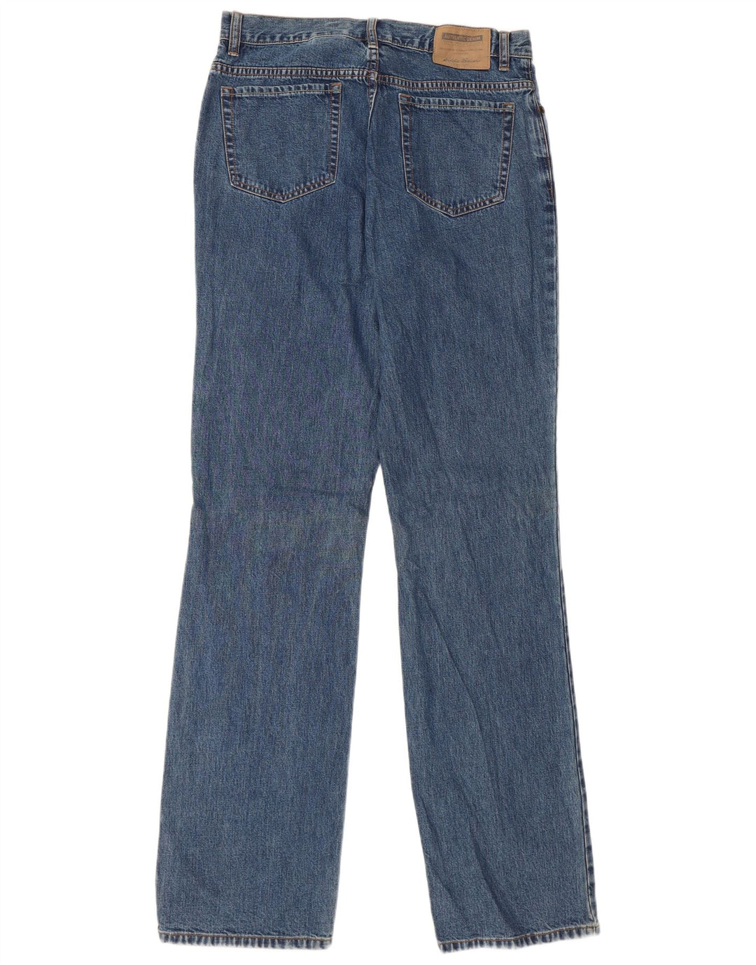 EDDIE BAUER Calça jeans feminina bootcut EUA 10 grande W32 L35 algodão azul