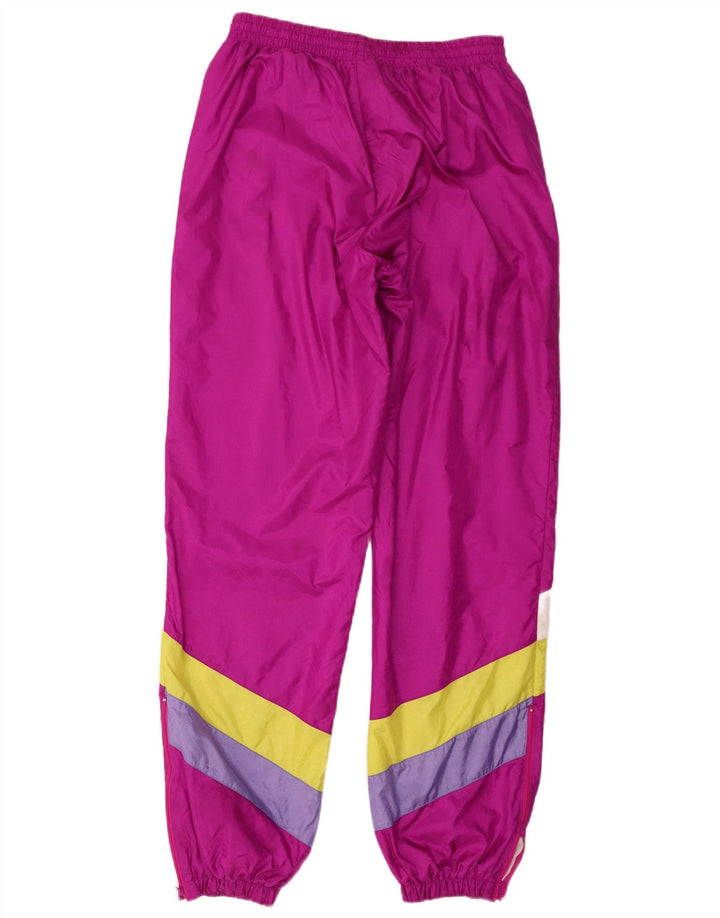 Calça de treino feminina Pro Ace Joggers Reino Unido 14 bloco colorido rosa médio