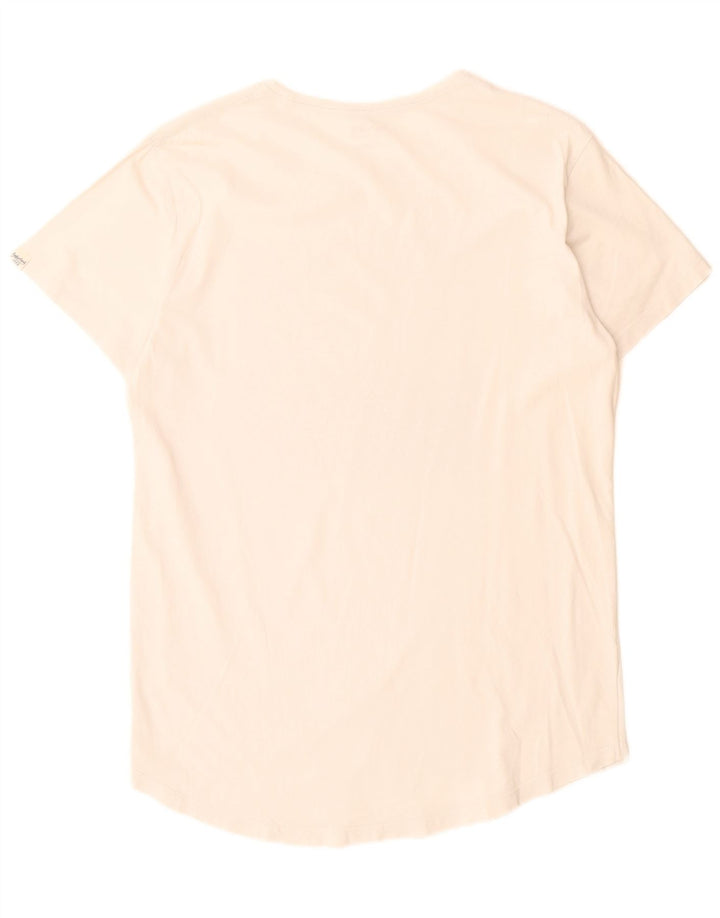 Camiseta masculina Timberland Graphic Top médio algodão branco
