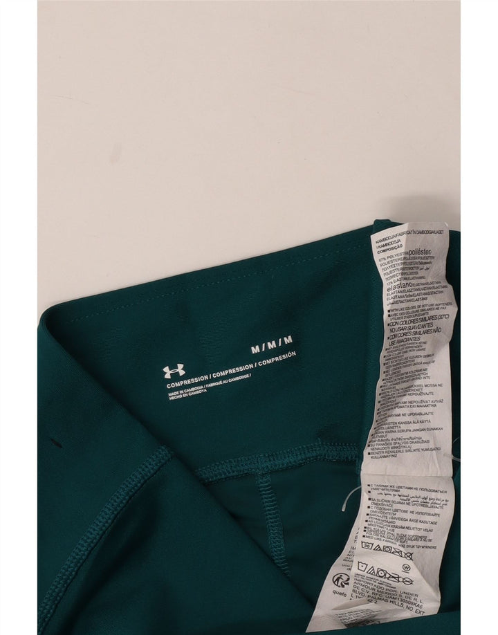 Leggings femininos UNDER ARMOUR UK 12 poliéster verde médio