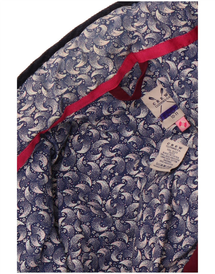 CREW CLOTHING Jaqueta acolchoada para meninas 10-11 anos Poliéster Borgonha