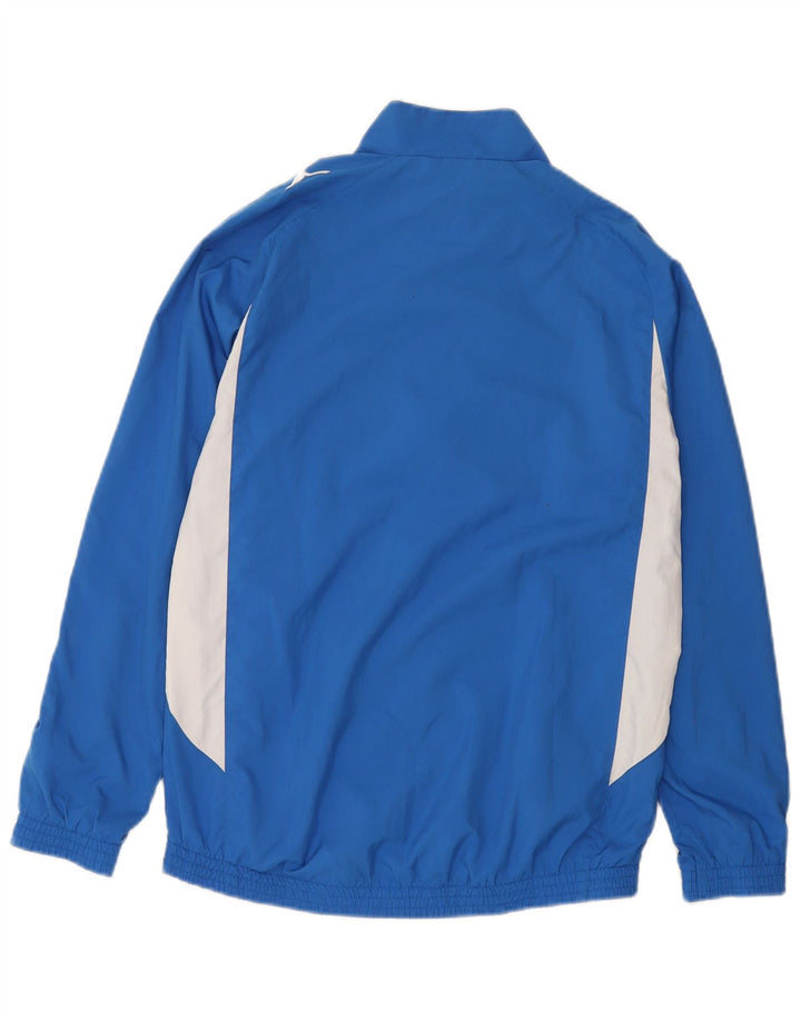 Jaqueta Puma Meninos Treino Top 13-14 Anos Azul Colorblock