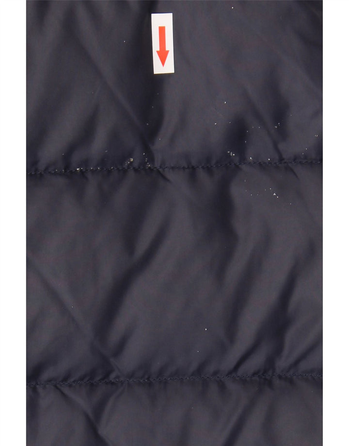 Colete acolchoado masculino TOMMY HILFIGER UK 40 grande nylon azul marinho