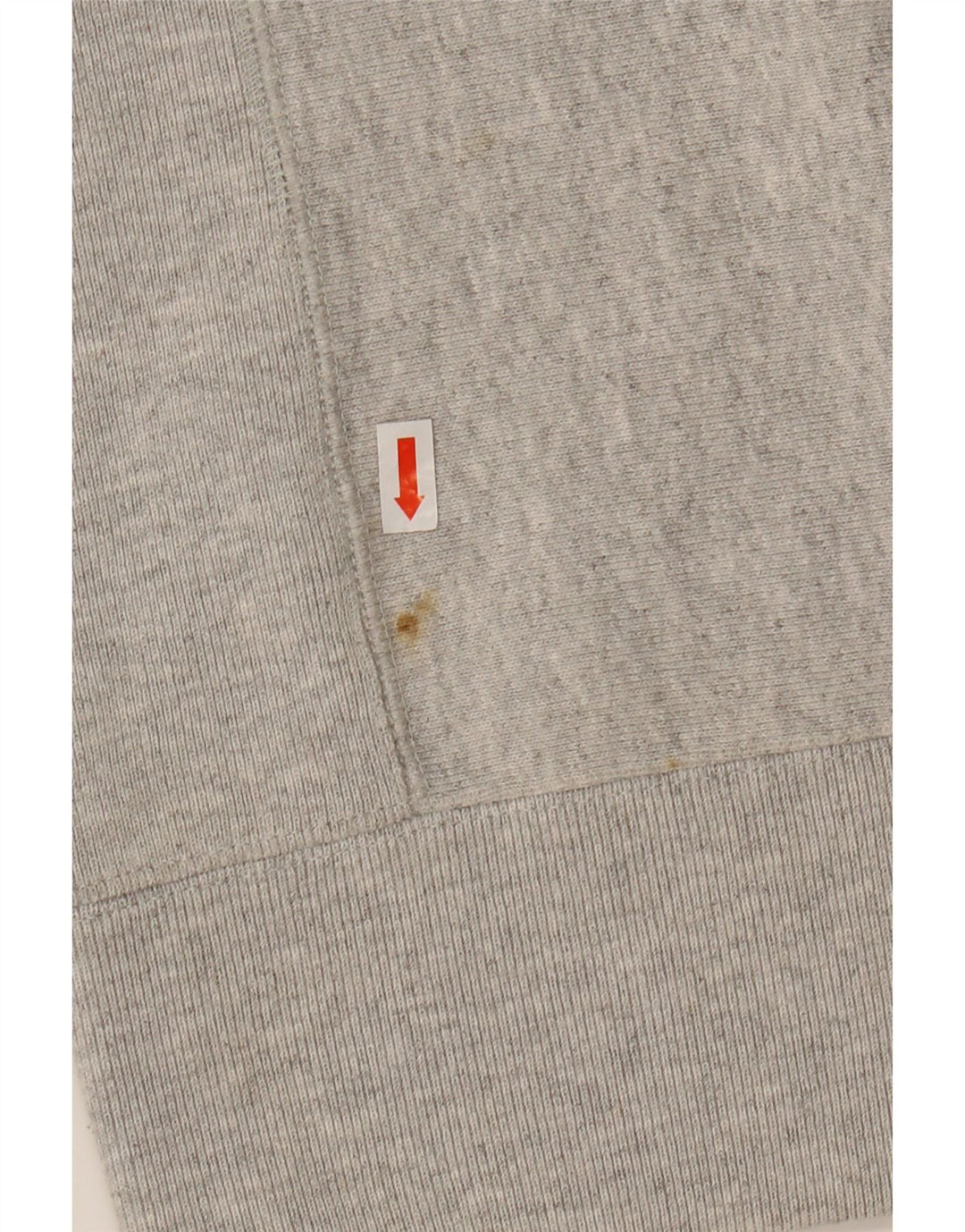 CHAMPION Suéter feminino com tecido reverso UK 14 algodão cinza médio