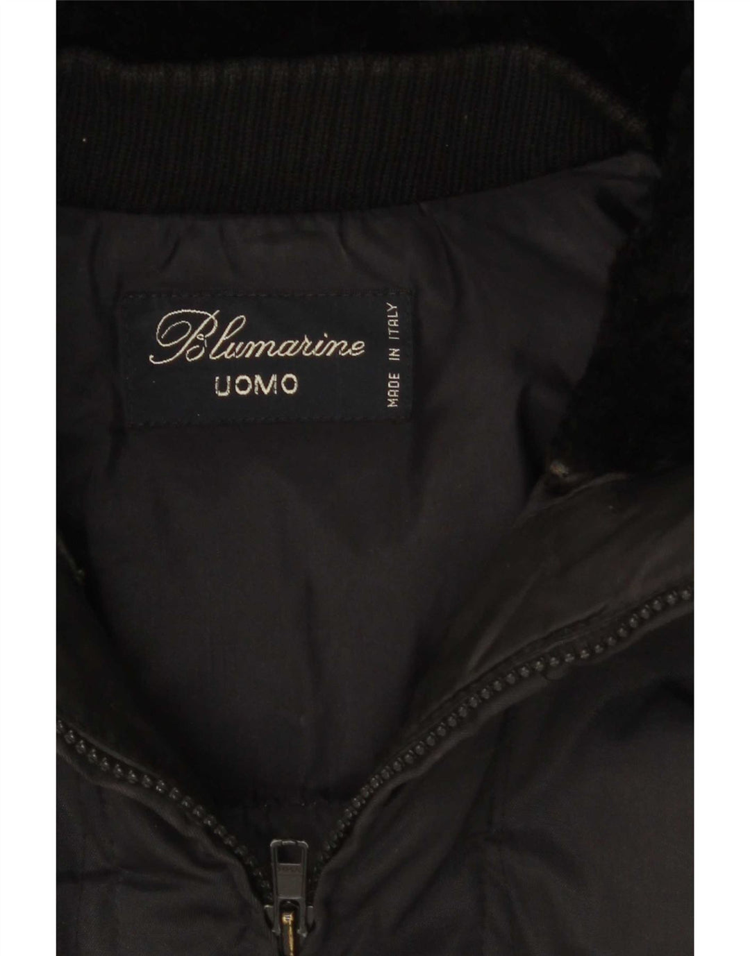 Jaqueta Parka Masculina Blumarine UK 40 Grande Preta