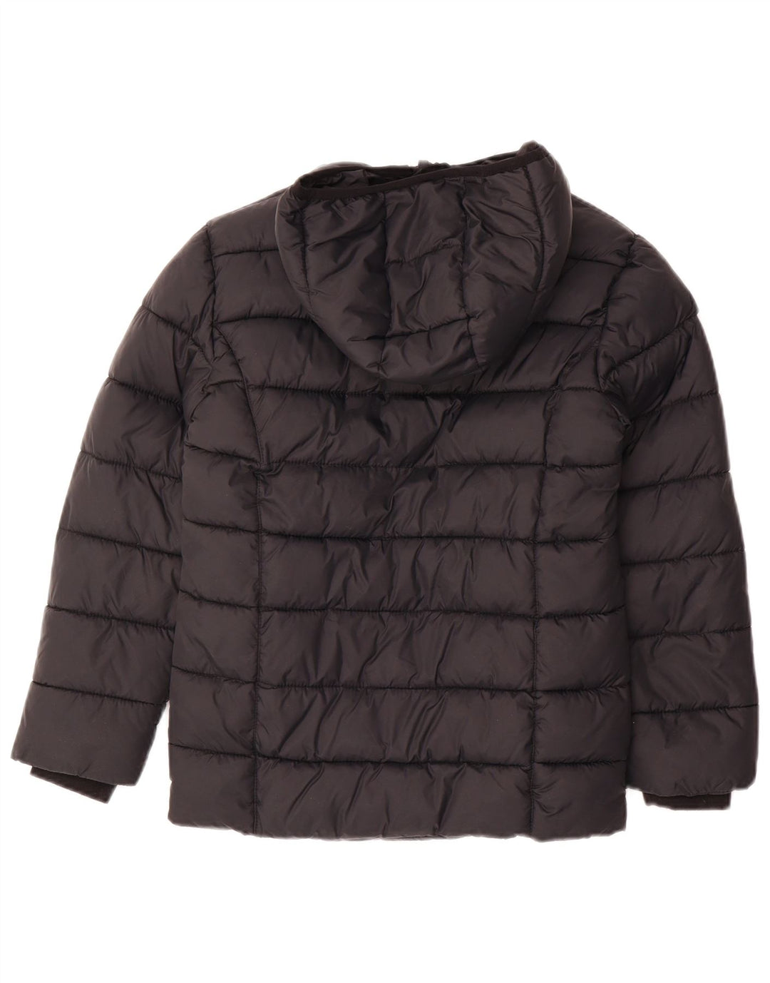 Jaqueta acolchoada com capuz para meninos Jack Wills 9-10 anos poliamida preta