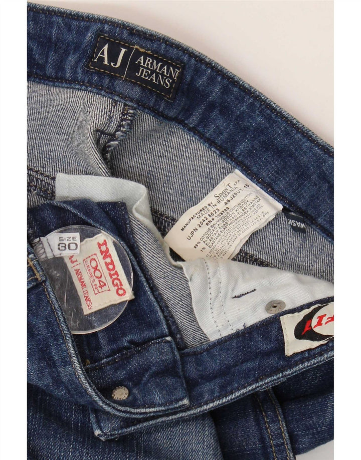 Armani feminino bootcut jeans W30 L28 algodão azul
