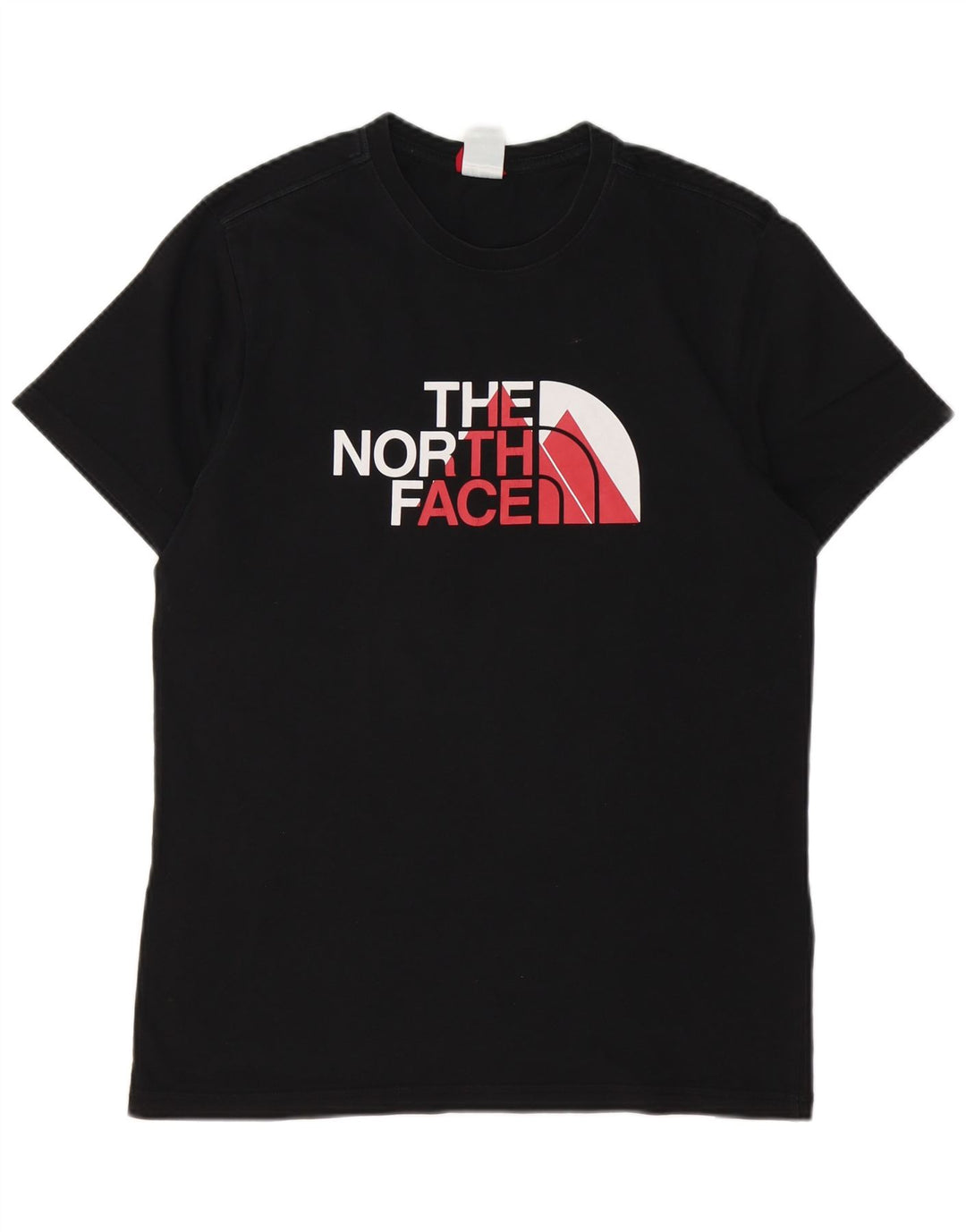 Camiseta gráfica masculina THE NORTH FACE top pequeno algodão preto