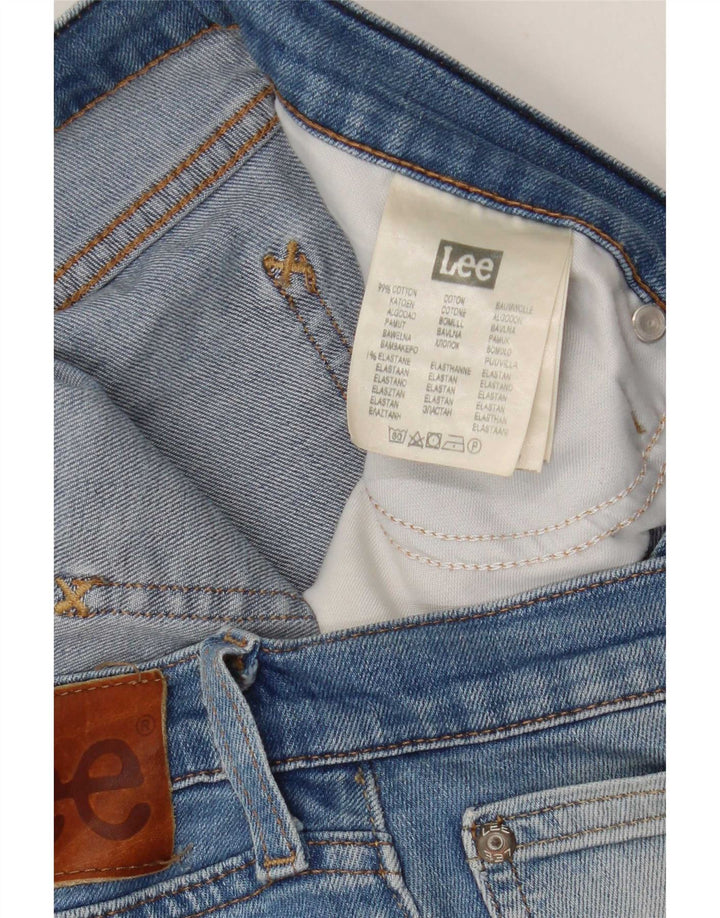 Lee Mens Luke Straight Jeans W31 L29 Azul Algodão