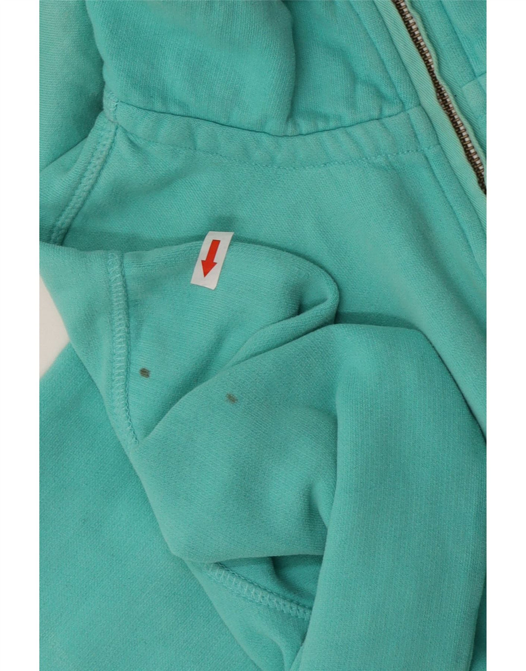 CREW CLOTHING Suéter feminino oversized com capuz Reino Unido 12 verde médio