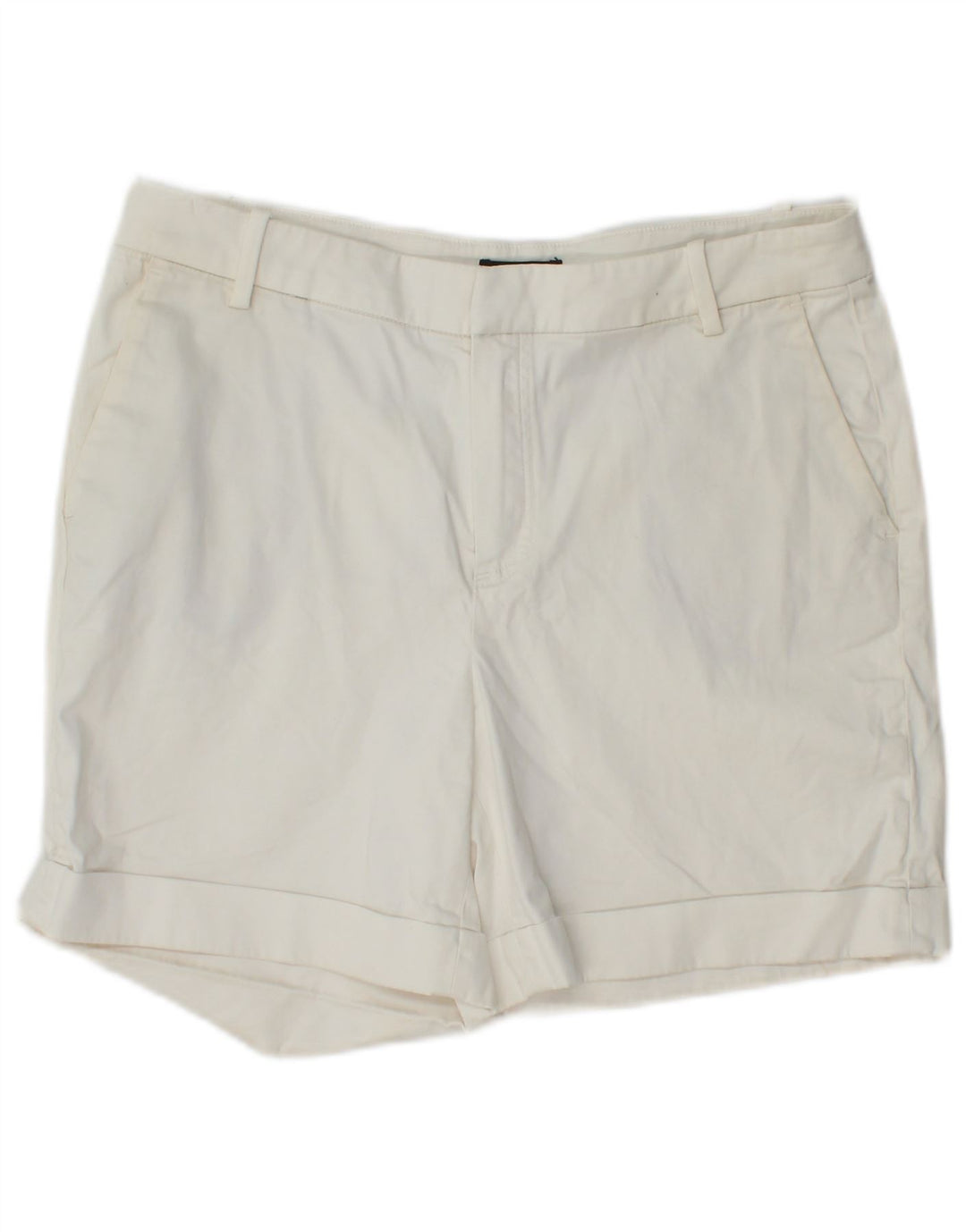 Shorts Chino feminino Massimo Dutti EU 38 pequeno W28 algodão branco
