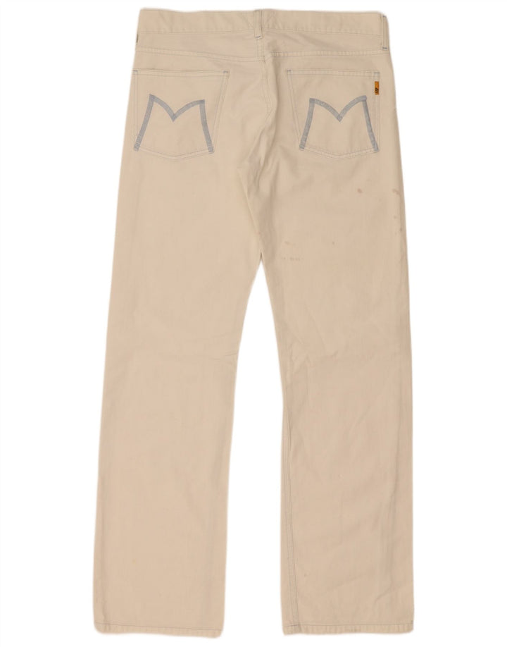 Meltin' Pot Jeans reto masculino W32 L33 branco