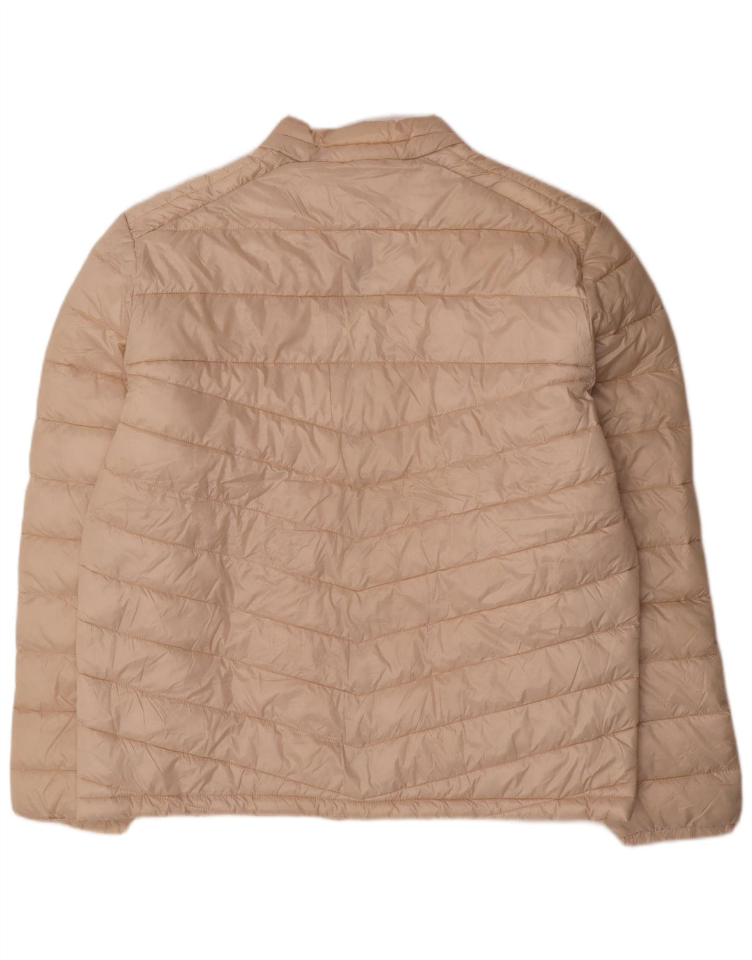 Jaqueta acolchoada masculina Jack & Jones UK 44 2XL poliéster bege