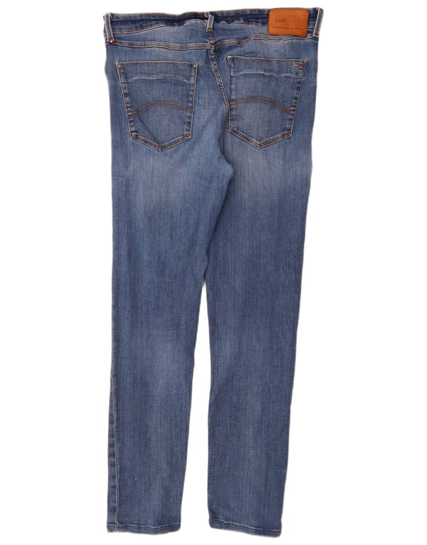 Tommy Hilfiger Mens Skinny Jeans W34 L31 Azul Algodão