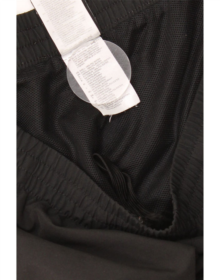Shorts esportivos masculinos Adidas grande poliéster preto