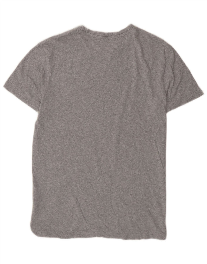 Camiseta masculina All Saints Top pequeno algodão cinza