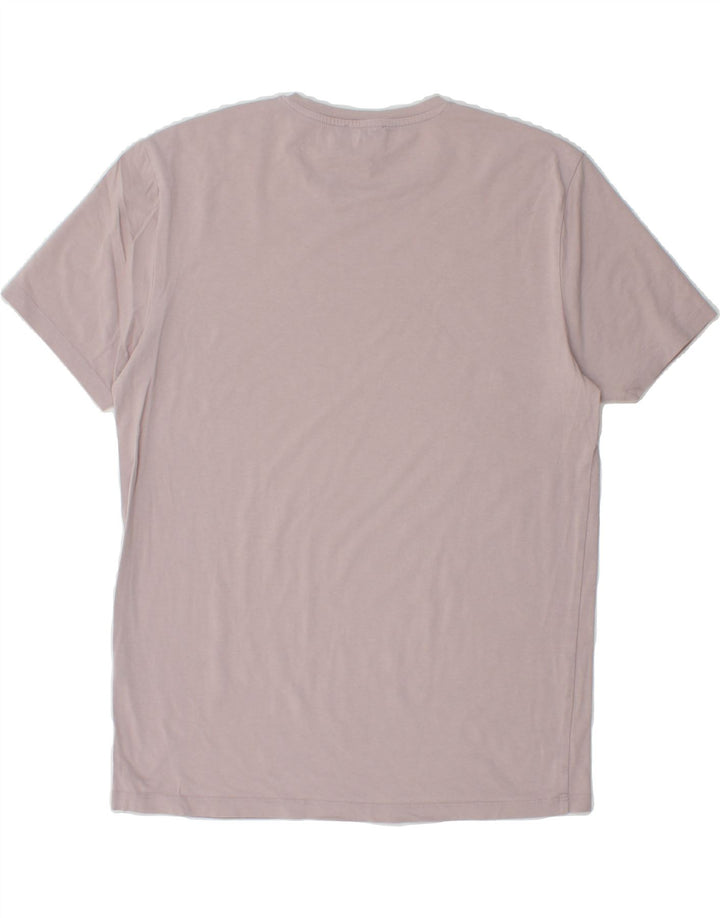 ZARA Womens T-Shirt Top UK 18 XL Grey Cotton Vintage Zara and Second-Hand Zara from Messina Hembry 