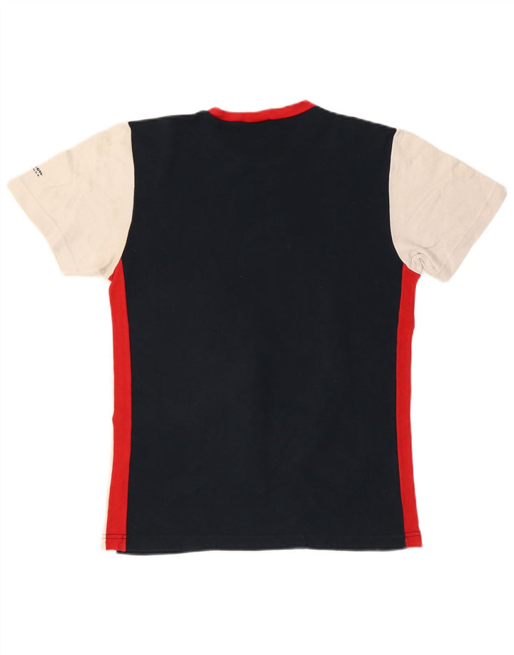 Camiseta feminina CHAMPION com estampa gráfica UK 18 XL azul marinho algodão colorido