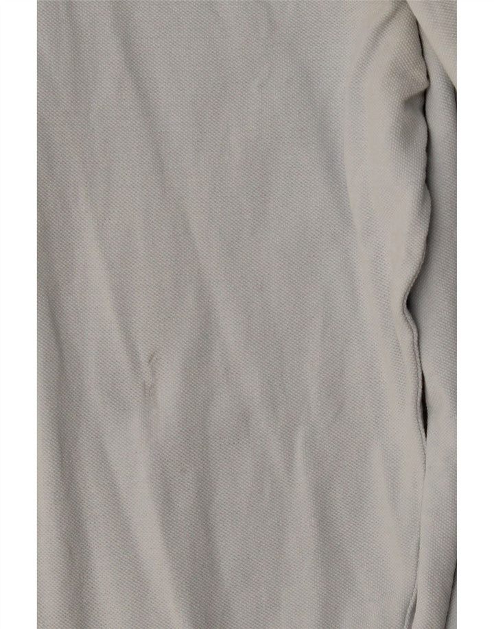 Camisa polo masculina de manga comprida KAPPA algodão azul médio