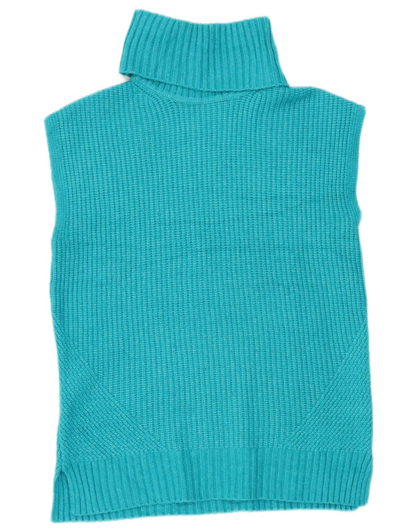 Regata feminina Marks & Spencer com colete grande UK 6 XS turquesa poliamida