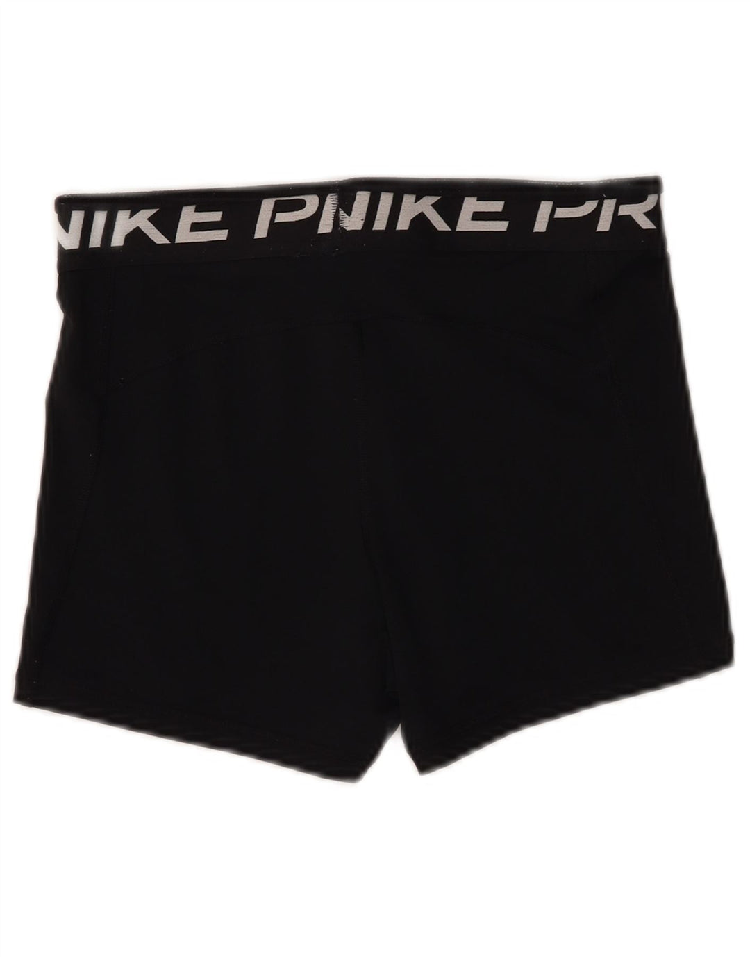 Nike Womens Dri Fit Graphic Sport Shorts UK 12 Médio Preto Poliéster