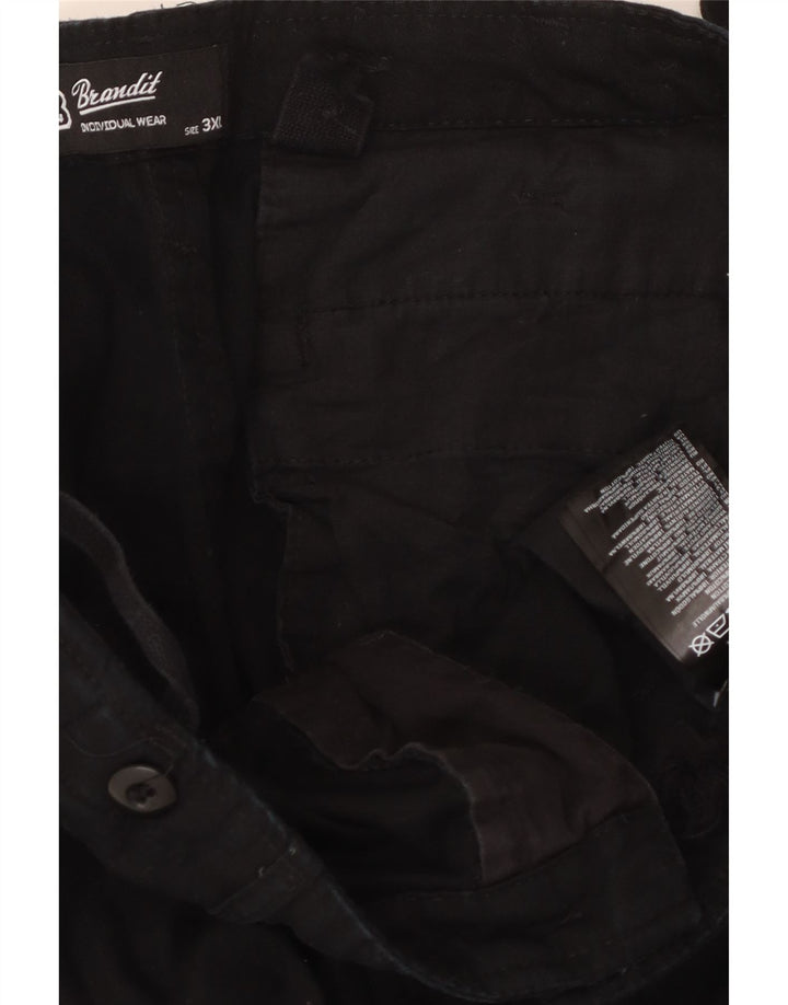 Calça cargo reta masculina Brandit 3XL W40 L32 algodão preto