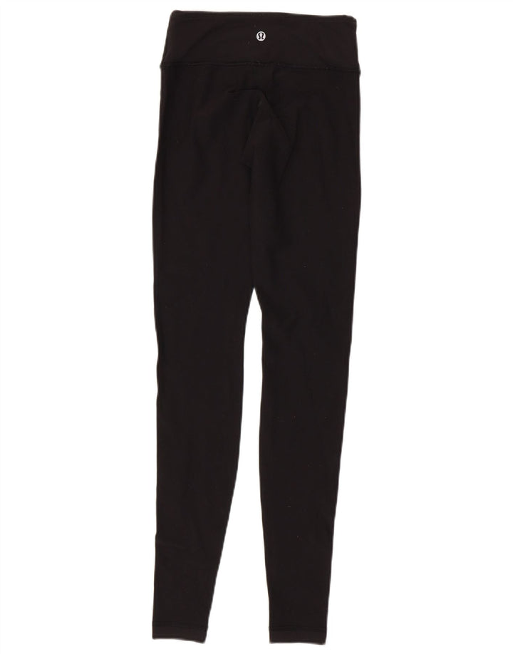 Lululemon Leggings feminino US 2 XS preto sintético