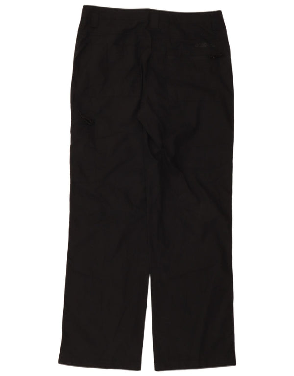 Calça cargo feminina reta Mountain Warehouse UK 10 pequena W30 L30 preta