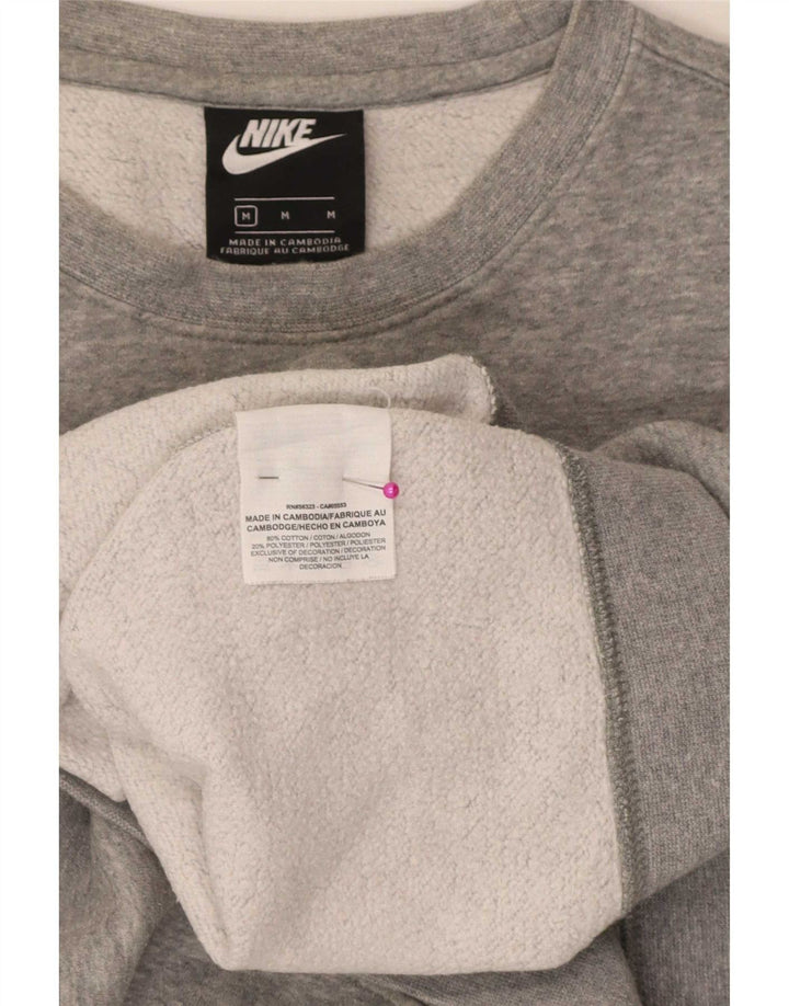 Moletom Nike Masculino Graphic Regular Fit Jumper Médio Cinza Algodão
