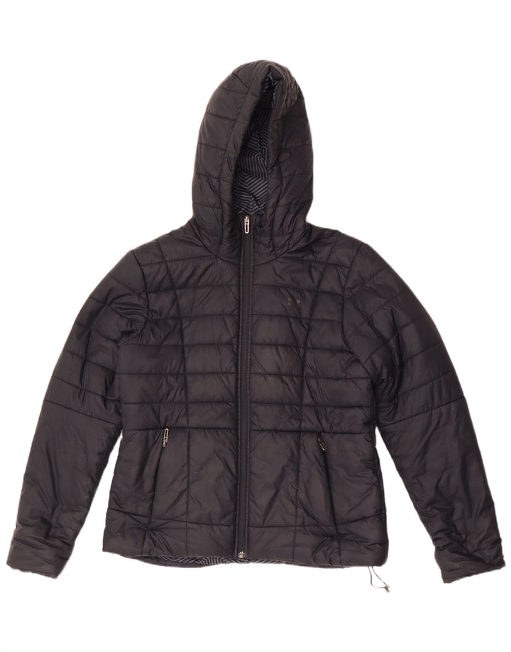 Jaqueta acolchoada com capuz feminina Under Armour Cold Gear Reino Unido 14 médio preto