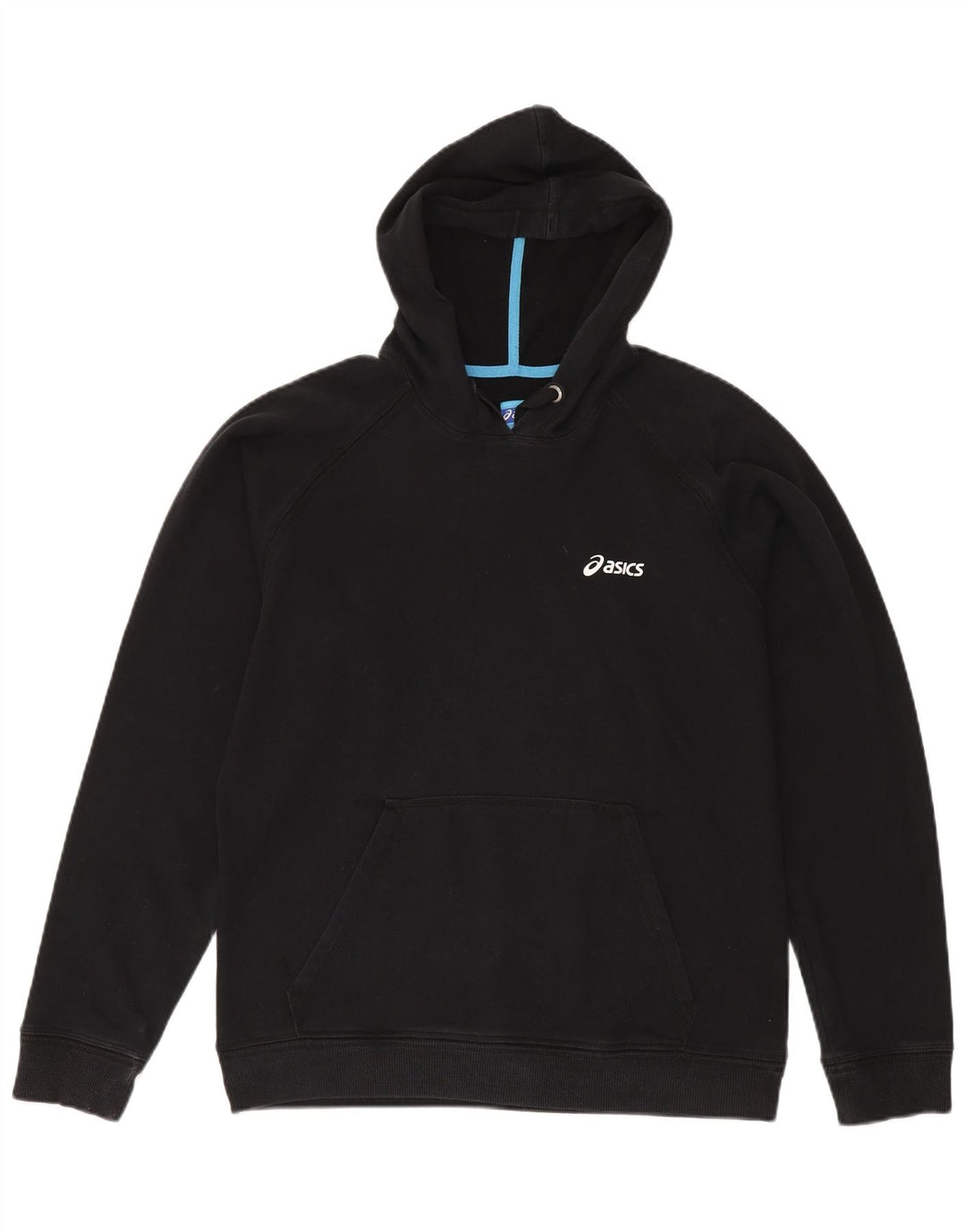 Asics Mens Hoodie Jumper XL Algodão Preto