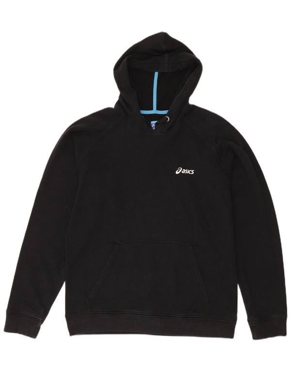 Asics Mens Hoodie Jumper XL Algodão Preto