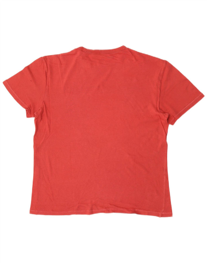 Camiseta masculina LEVI'S Standard Fit gráfica top grande vermelho
