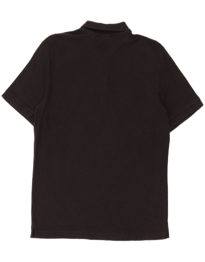 Camisa polo masculina FILA de algodão preto médio