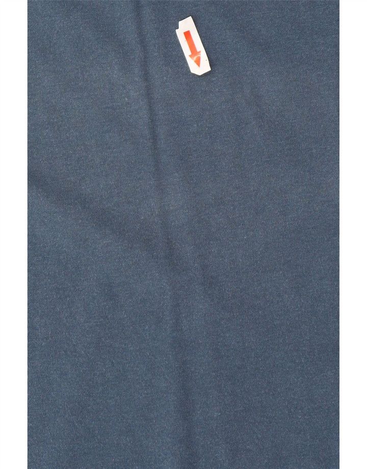 The North Face Camiseta Masculina Top Pequeno Algodão Azul