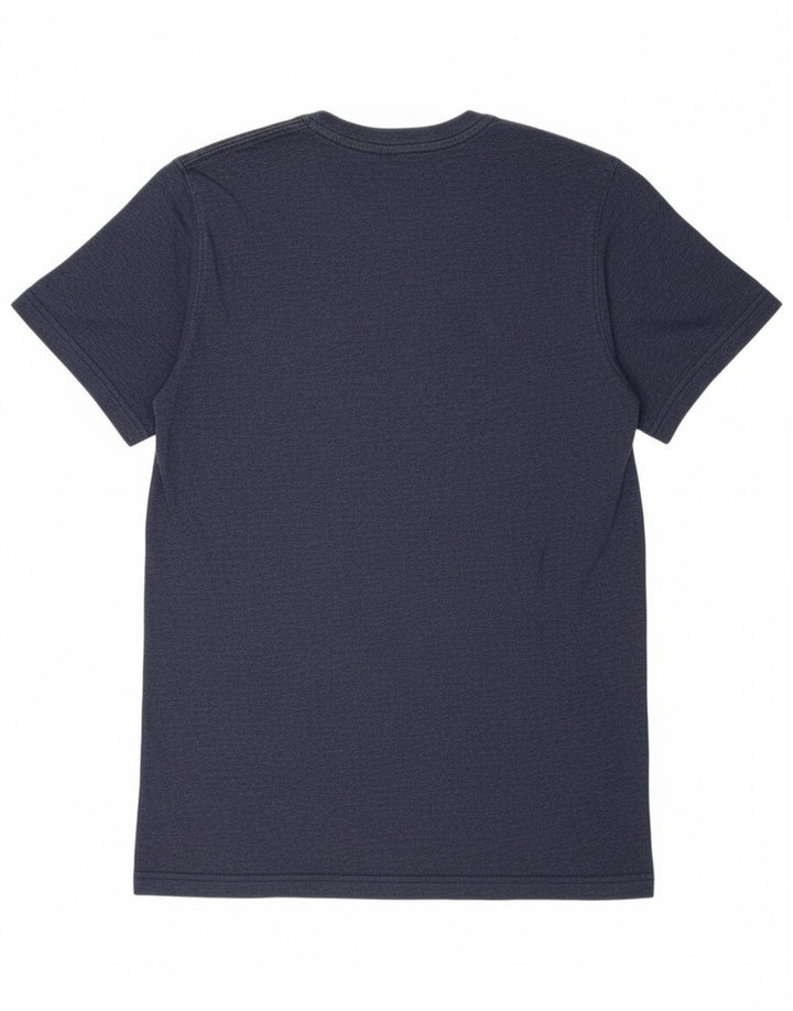 Camiseta masculina IZOD água salgada Top médio algodão azul marinho