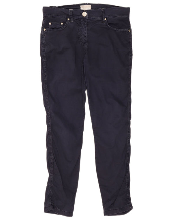 Calça feminina casual slim Byblos W28 L28 algodão azul marinho