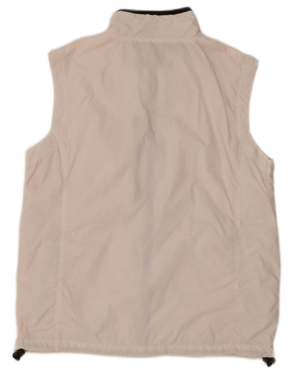 SERGIO TACCHINI Jaqueta feminina sem mangas com top IT 46 grande branco