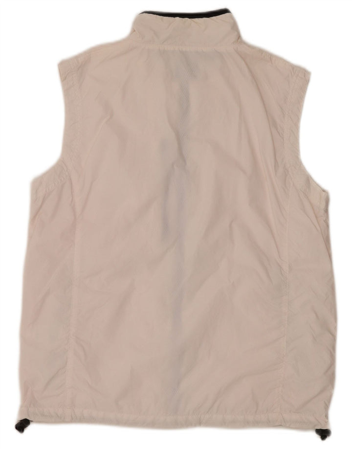 SERGIO TACCHINI Jaqueta feminina sem mangas com top IT 46 grande branco