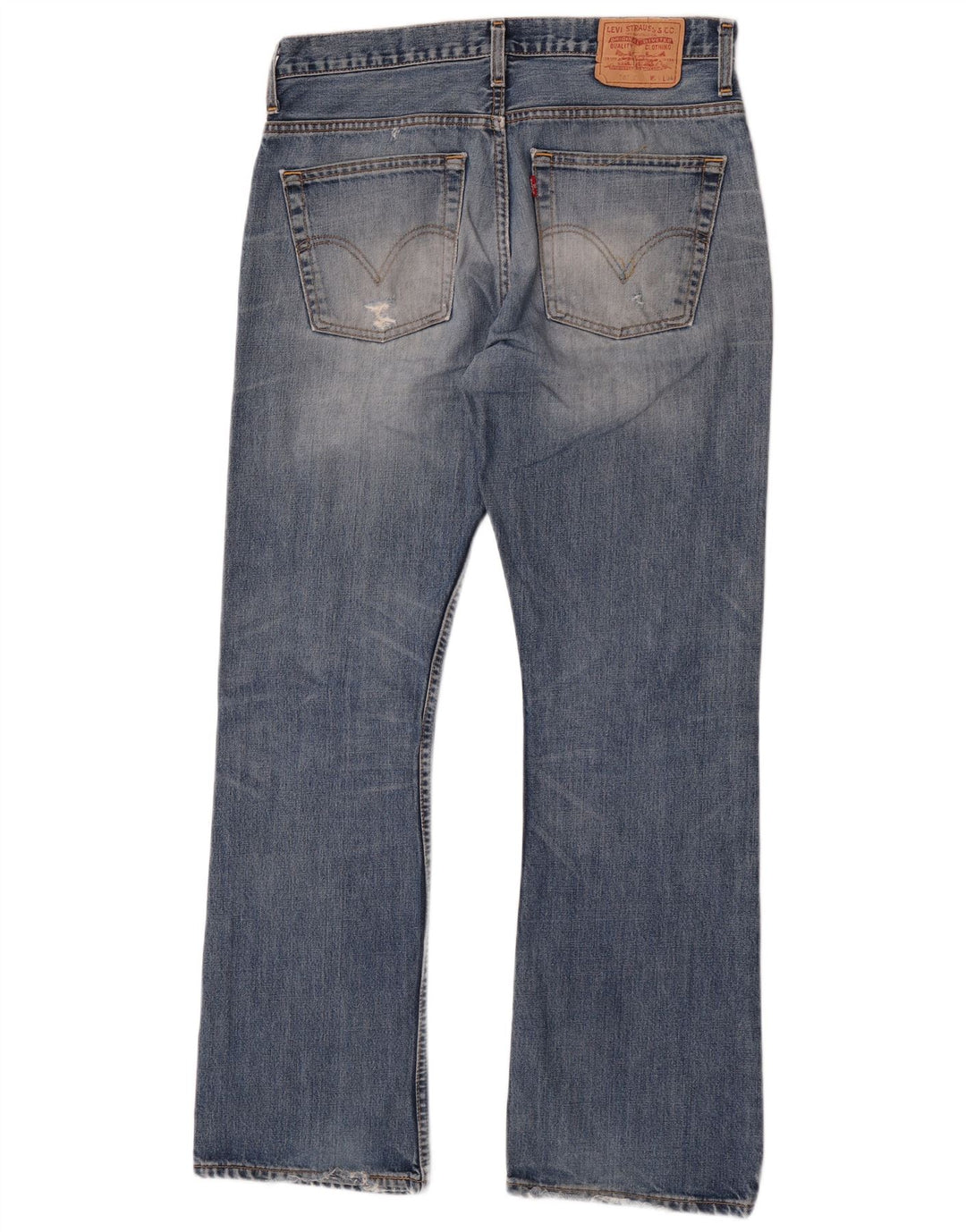 Levi's Masculino 507 Bootcut Jeans W34 L34 Azul Algodão