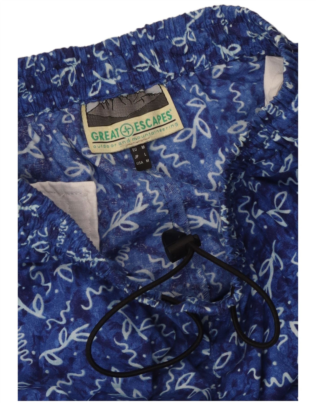 Calça de treino masculina Great Escapes azul médio floral